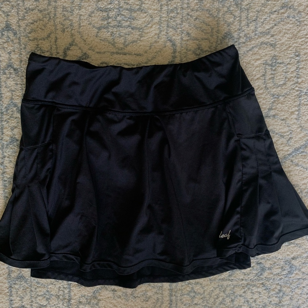 Black tennis skirt